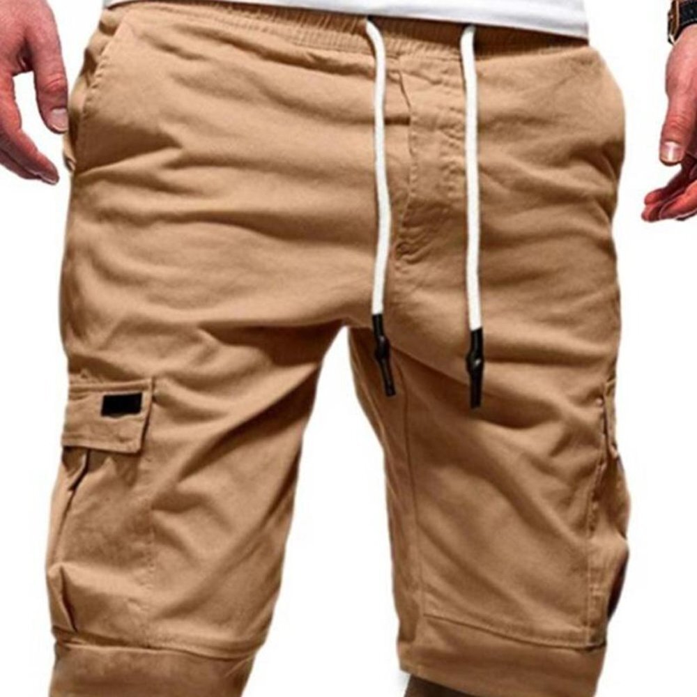 Men's Elastic Waist Jogger Shorts Size XXL
